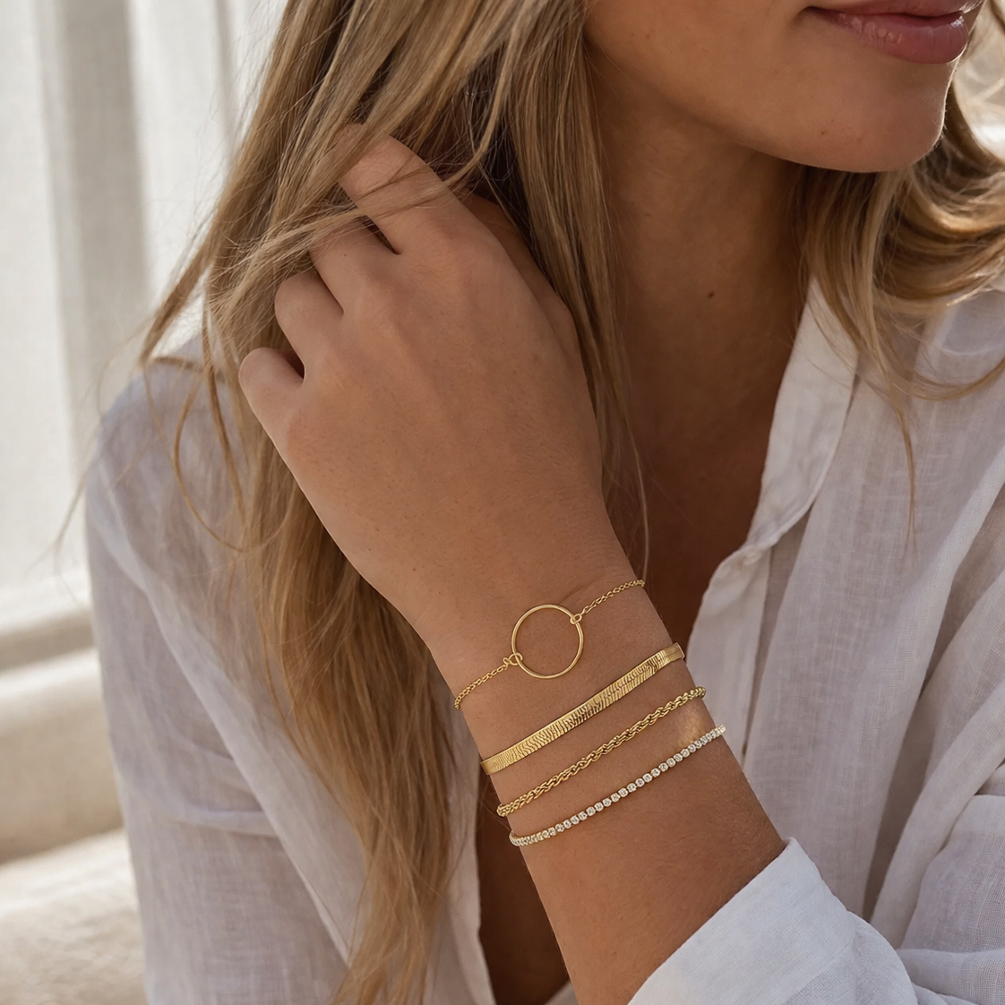 Pulsera Cyra Blanc