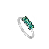 Anillo Suheela Verdant Silver