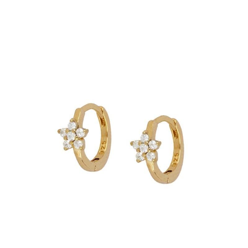 Pendientes Naisha Blanc Gold
